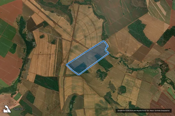 Imagem de satélite de FAZENDA LAGEADO DE BAIXO - 001 em Itumbiara - GO