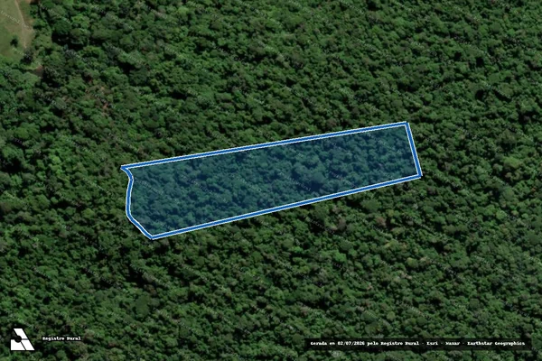 Imagem de satélite de FAZENDA LINHARES - GLEBA03 - GLEBA01 em Canavieiras - BA