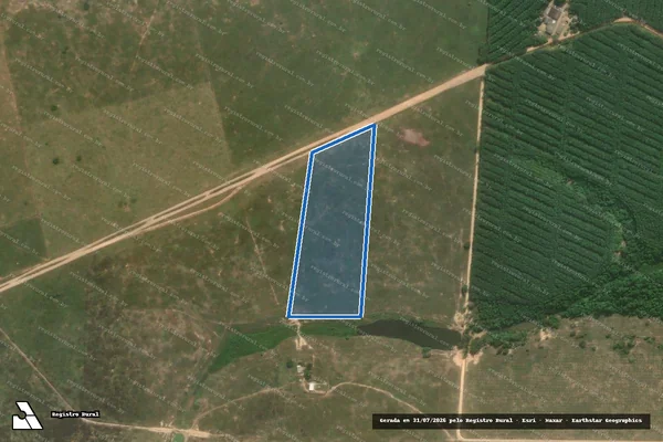 Imagem de satélite de FAZENDA ESPERANÇA - Parte 7 em Sooretama - ES
