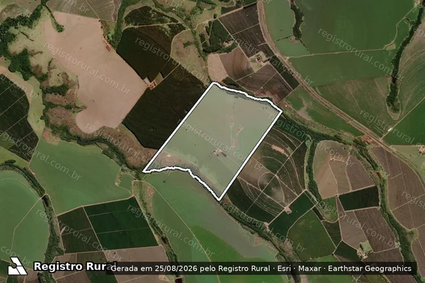 Imagem de satélite de Fazenda Sapé - Parcela 1 em Serra do Salitre - MG