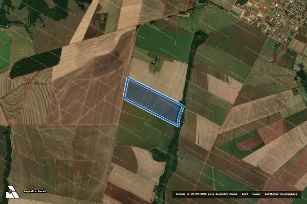Imagem de satélite de Fazenda Santa Thereza - Secção A em São Carlos do Ivaí - PR