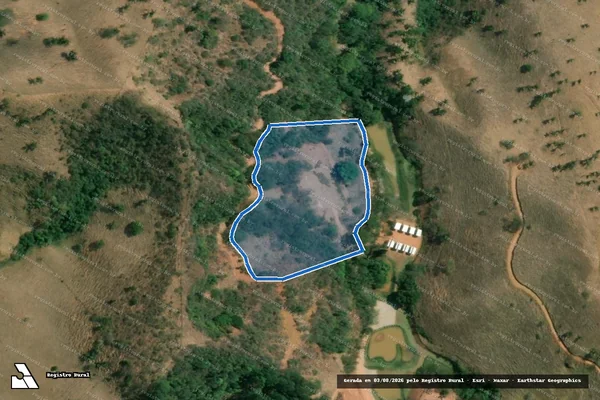 Imagem de satélite de FAZENDA ALAMEDA VIDA NOVA LTDA - GLEBA 45 em Santana do Paraíso - MG