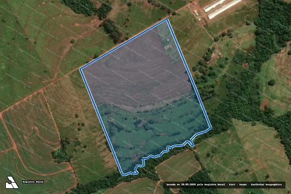 Imagem de satélite de FAZENDA PIRATUBA - FAZ. PIRATUBA - GLEBA A em Jaguapitã - PR