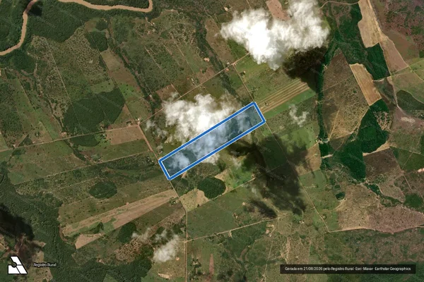 Imagem de satélite de LOTE 23 - P. A. MARIA BENVINDA DE AVILA SOARES - Parte 1 em Rosário Oeste - MT