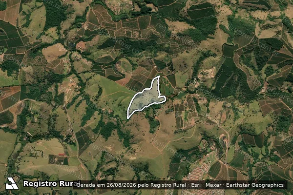 Imagem de satélite de Fazenda Jacutinga - Gleba 01-E em Varginha - MG