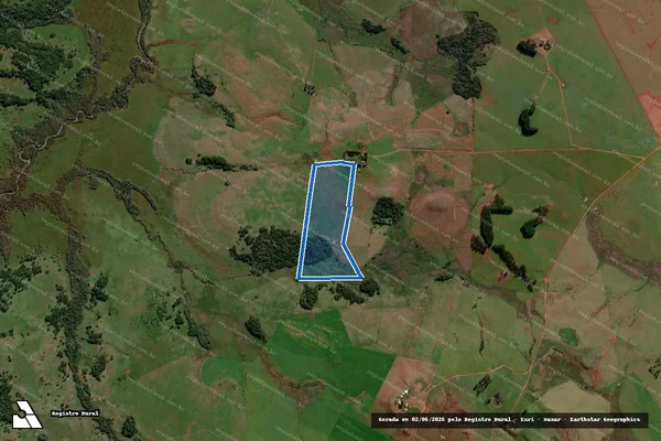 Imagem de satélite de Sem Denominação - PARCELA 04 em Garruchos - RS