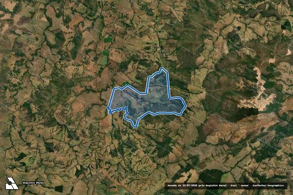 Imagem de satélite de FAZENDA LAGE VERDE - FAZENDA LAGE VERDE em Santa Rita do Novo Destino - GO