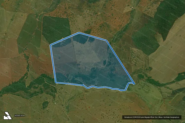 Imagem de satélite de Fazenda Cerro Azul - ÁREA 1 em Bela Vista - MS