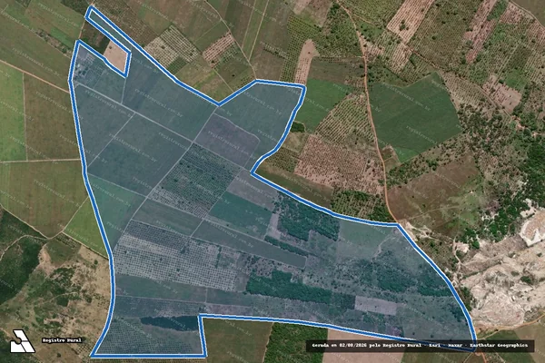 Imagem de satélite de FAZENDA GAMELEIRA - Parte 1 em Japoatã - SE
