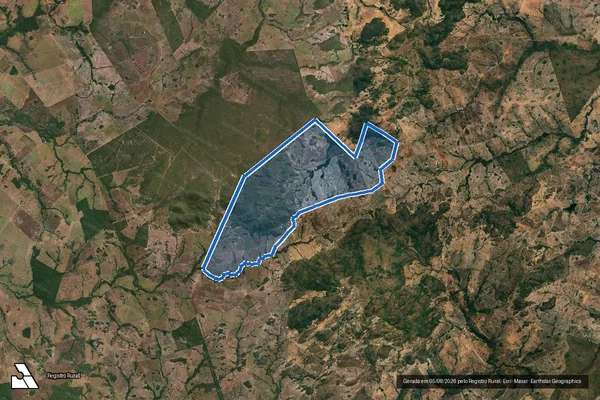 Imagem de satélite de FAZENDA PRIMAVERA - Gleba A em Mozarlândia - GO