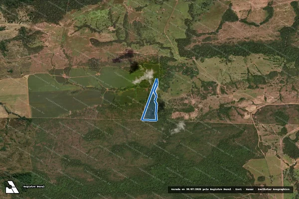 Imagem de satélite de Fazenda Monjolinho - Área Remanescente 2 em Nova Brasilândia - MT