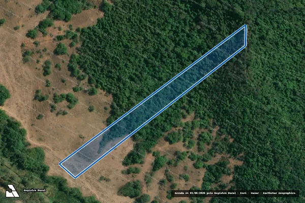 Imagem de satélite de Fazenda Córrego da Coruja - Parte 16 em Santana do Paraíso - MG