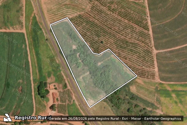 Imagem de satélite de FAZENDA SANTA HELENA GLEBA B em Santa Adélia - SP