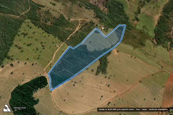 Imagem de satélite de FAZENDA OLARIA - GLEBA 1 em Formiga - MG