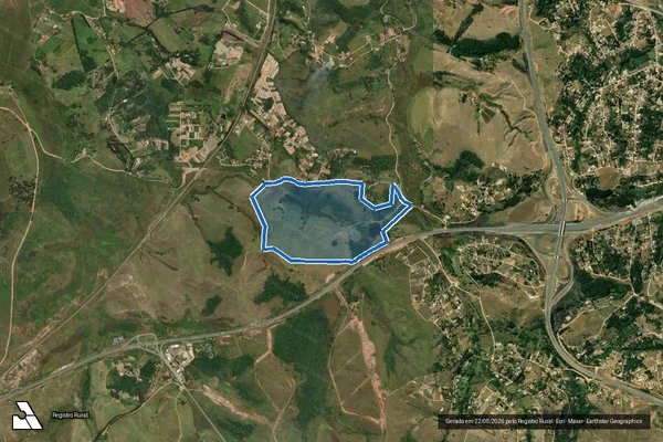 Imagem de satélite de Fazenda Nosso Rancho em Jacareí - SP