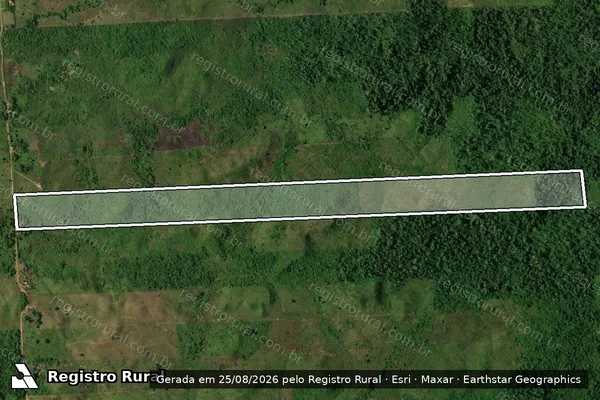 Imagem de satélite de FAZENDA BELA VISTA - P.A. QUADRA LUZILANDIA