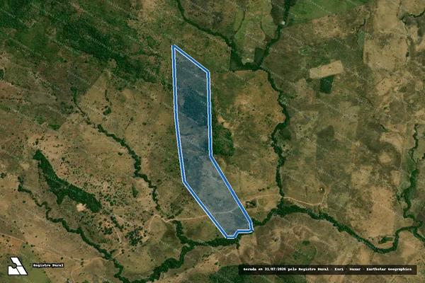 Imagem de satélite de FAZENDA TABOLEIRO DOS MORROS - RANCHO ACONCHEGO em Fortaleza dos Nogueiras - MA