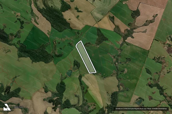 Imagem de satélite de FAZENDA CERRO CHATO - Parte 1 em Campos Novos - SC