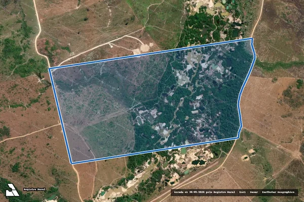 Imagem de satélite de LOTE 03 - DESMEMBRAMENTO GLEBA B - FAZENDA SANTO ANTONIO em Apiacás - MT