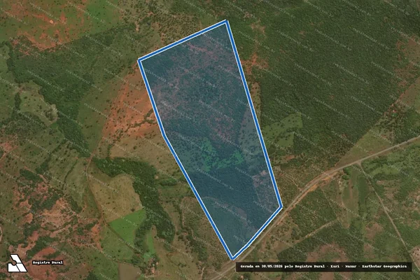 Imagem de satélite de Gleba Boa Esperança/Lotº Itaparica, Rem. Lote 47, Faz. Olho D´dágua  - Parte 1 em Babaçulândia - TO