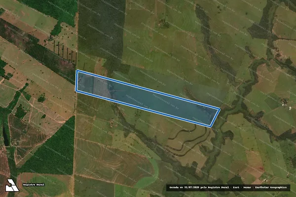 Imagem de satélite de FAZENDA JATOBA - LOTE Nº 3 - Parte 1 em Umuarama - PR