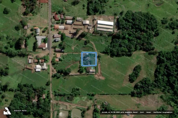 Imagem de satélite de MARIA ANITA EICH WASTOWSKI - Parcela 1 em Guarani das Missões - RS