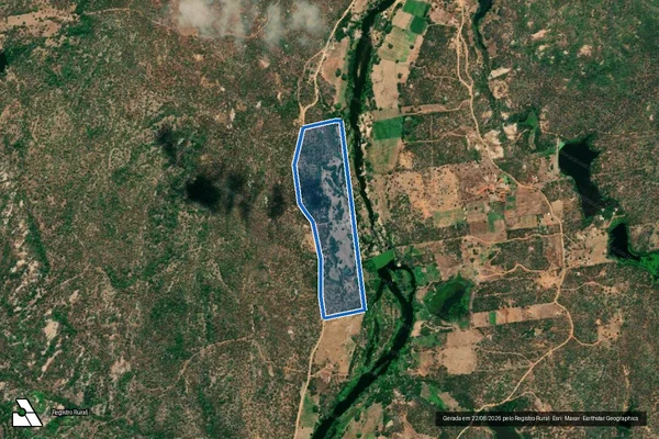 Imagem de satélite de SÍTIO VÁRZEA REDONDA - Parte 1 em Serra Negra do Norte - RN