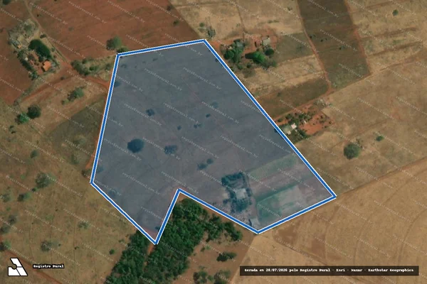 Imagem de satélite de FAZENDA DAS POSSES ? Gleba 03 - Gleba 05 em Monte Alegre de Minas - MG