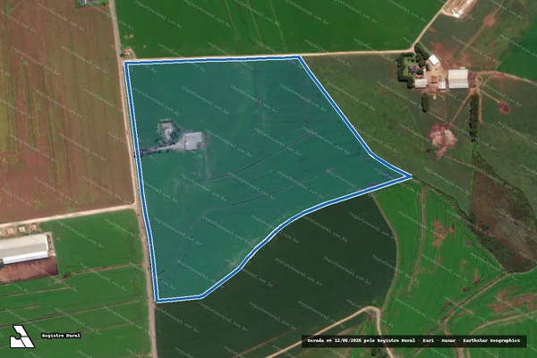 Imagem de satélite de Fazenda Analandia - Parte ?A? em Castro - PR