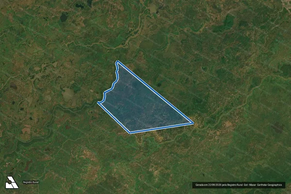 Imagem de satélite de Fazenda Pirigara - Parte 1 em Barão de Melgaço - MT