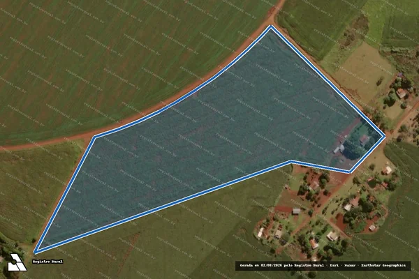 Imagem de satélite de Projeto de Assentamento Itamarati I ? MST - LOTE 189 em Ponta Porã - MS