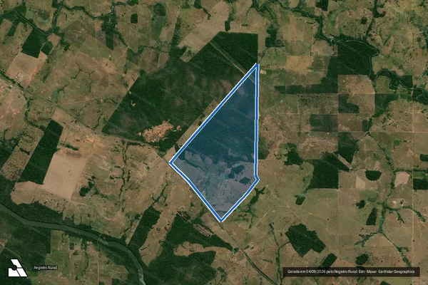 Imagem de satélite de LOTE 01-B, GLEBA 09, SETOR TATU, GLEBA CORUMBIARA - LOTE 01-B, GLEBA 09, SETOR TATU, GLEBA CORUMBIARA em Pimenta Bueno - RO