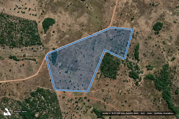 Imagem de satélite de FAZENDA CURRALINHO - GLEBA 03 em Faina - GO