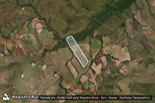 Imagem de satélite de Fazenda Colorado - Parte 1 em Nova Nazaré - MT