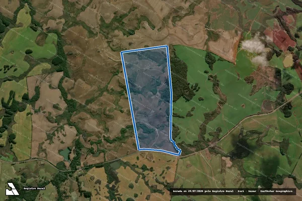 Imagem de satélite de Fazenda Santa Rita - Parte 1 em Campestre da Serra - RS