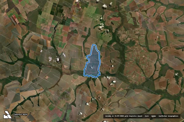 Imagem de satélite de Fazenda Perdigão II e Santa Juliana em Campo Verde - MT