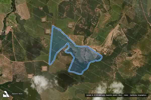 Imagem de satélite de FAZENDA TALISMÃ em Mineiros - GO