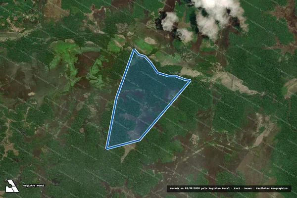 Imagem de satélite de RETIRO SANTO ANTONIO - PARTE 1 em Santana - AP