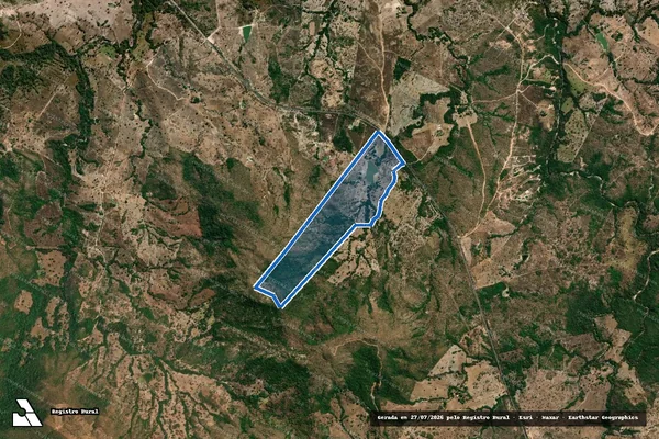 Imagem de satélite de FAZENDA SÃO JOSÉ ANTÔNIO OU QUEIXADA - Área Total em Faina - GO