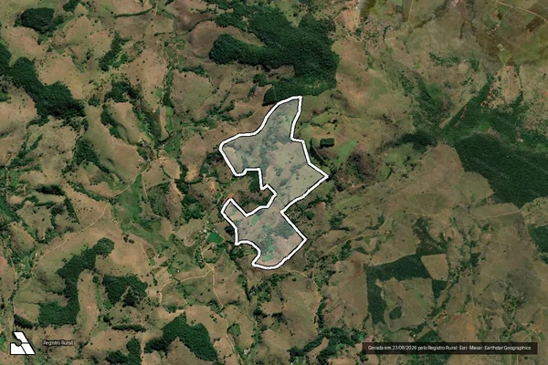 Imagem de satélite de Fazenda Cachoeira ? Gleba A - Parcela 1 em Descoberto - MG