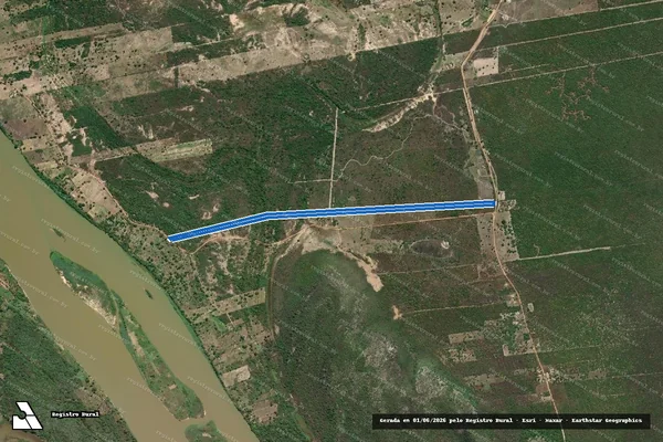 Imagem de satélite de FAZENDA BOQUEIRÃO DAS NEGRAS I - GLEBA B em Ibotirama - BA
