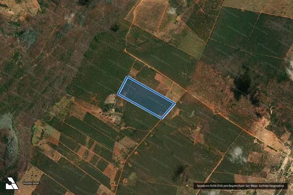 Imagem de satélite de Lote 09 - Projeto de Assentamento Orion - Parte 1 em Capitão Enéas - MG
