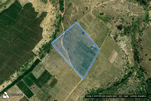 Imagem de satélite de FAZENDA TRÊS BARRAS - PARCELA 06 em Pedro Canário - ES