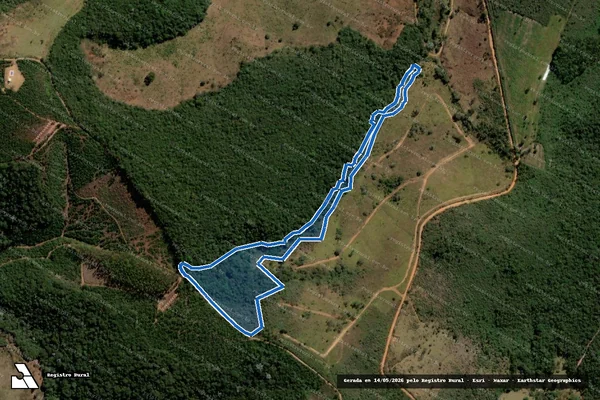Imagem de satélite de Fazenda Vila Rica - Parte 6 em Ouro Preto - MG