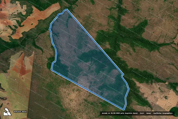 Imagem de satélite de LOTE 18-A, DO LOT° MONTE DO CARMO, GLEBA 2, 4° ETAPA - Parte 1 em Monte do Carmo - TO