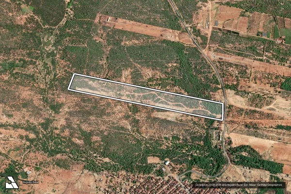 Imagem de satélite de FAZENDA SINDICATO - PARCELA 04 em Floresta - PE