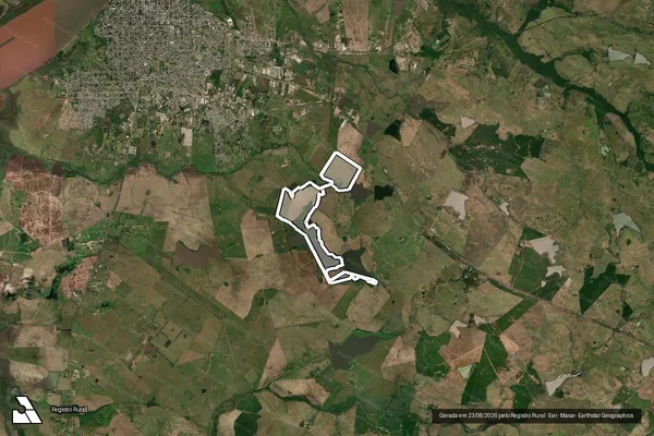 Imagem de satélite de GRANJA CONQUISTADORA - GRANJA CONQUISTADORA em Uruguaiana - RS