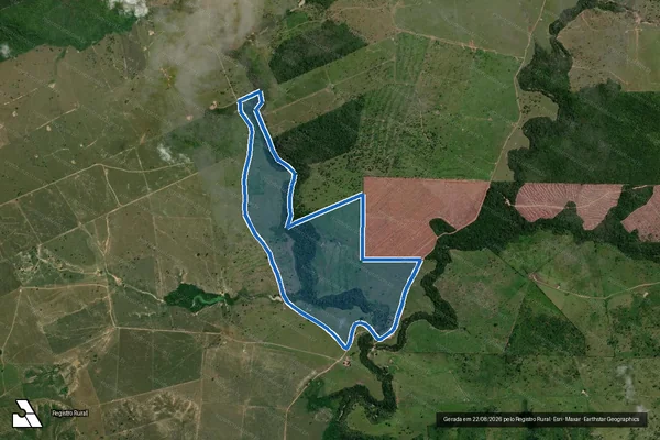 Imagem de satélite de Fazenda Estrela do Norte em Vila Nova dos Martírios - MA
