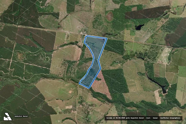 Imagem de satélite de Fazenda Nova Era - Gleba 01 em Mucuri - BA