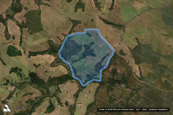 Imagem de satélite de FAZENDAS MONTE ALTO E RIBEIRÃO GRANDE - Parte 1 em Mineiros - GO